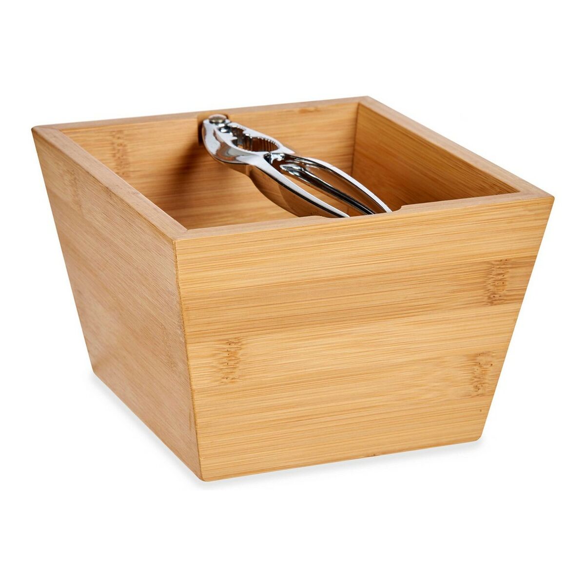 Kinvara Notenkraker Kinvara Bruin Metaal Bamboe 16 X 11 X 16 Cm Notenkraker