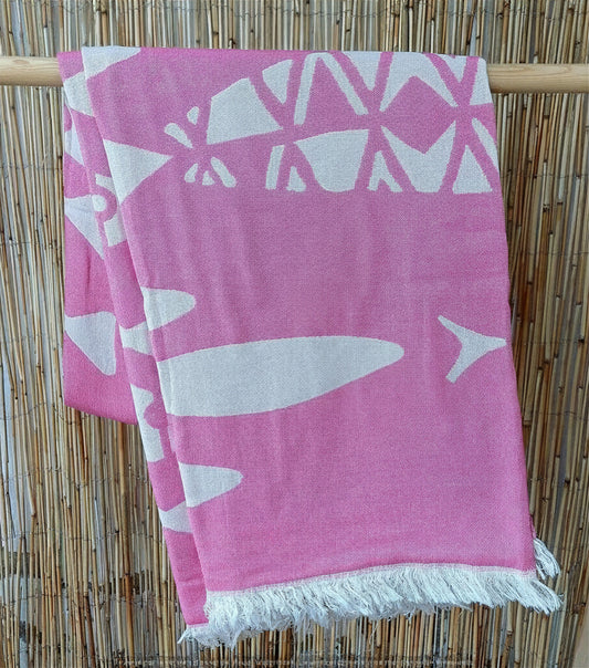 Strandlaken XL - Roze