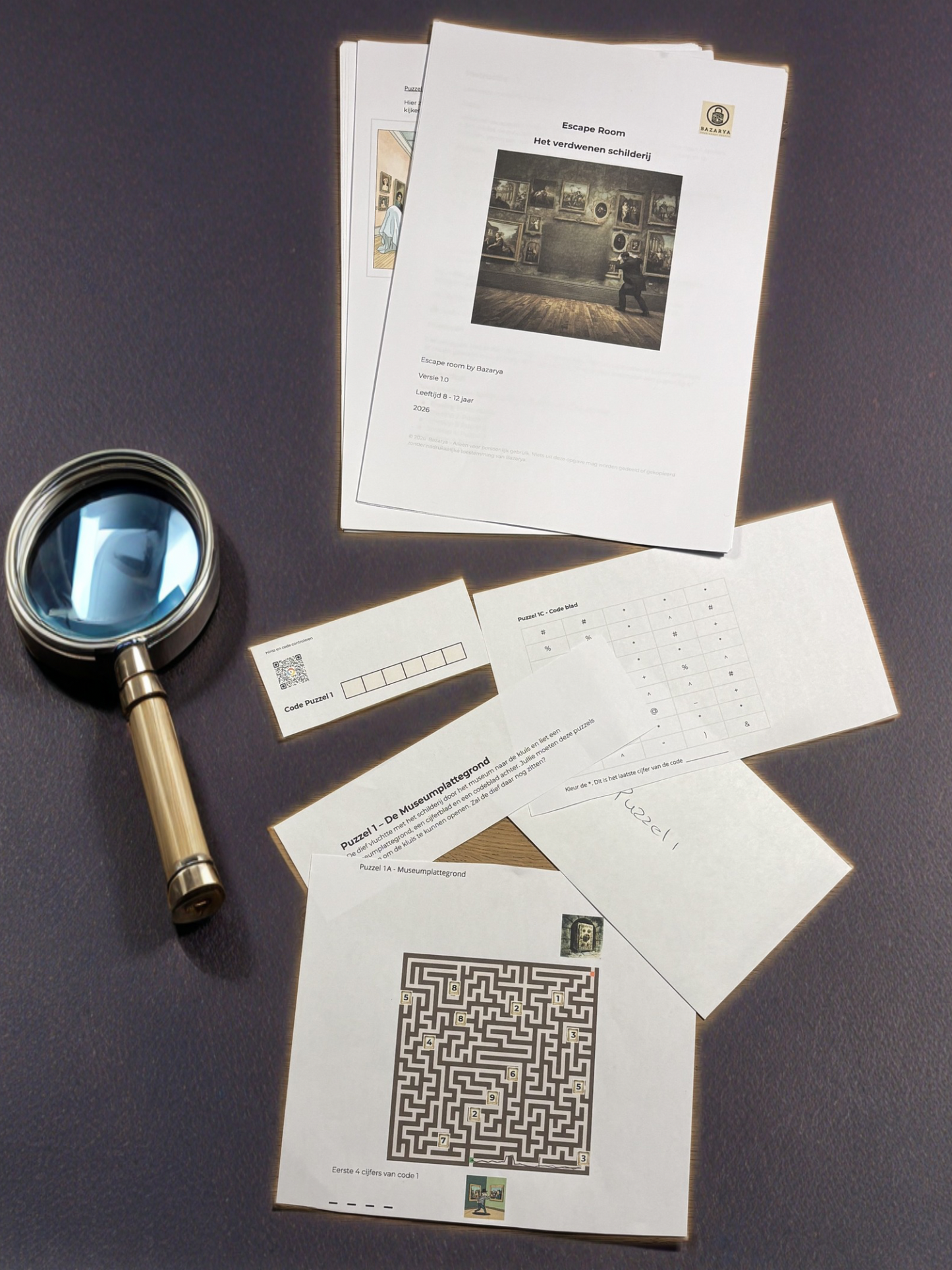 kinder escape room voor thuis printable