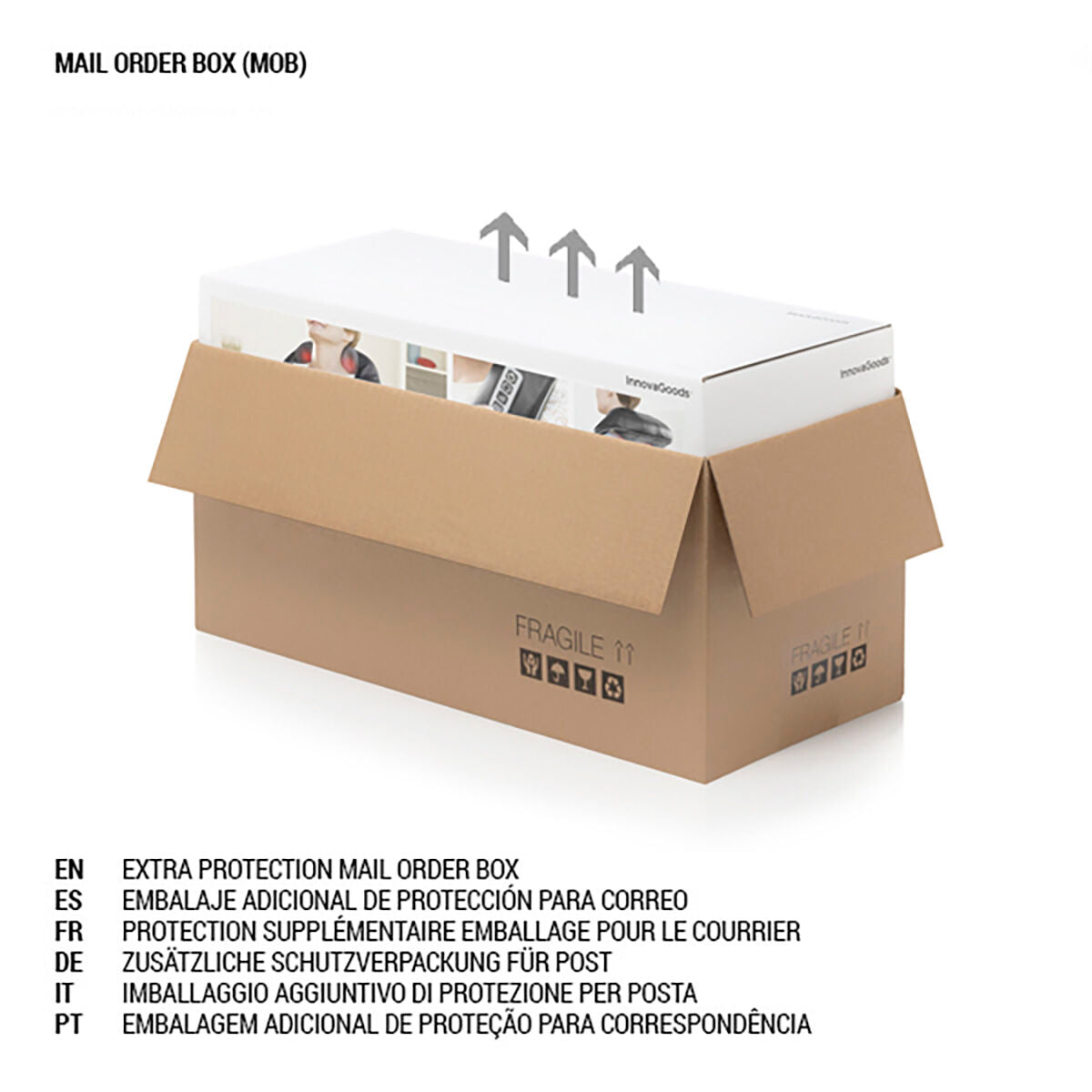 Innovagoods 3-In-1 Opvouwbare Ledspiegel Met Make-Uporganizer Panomir Innovagoods